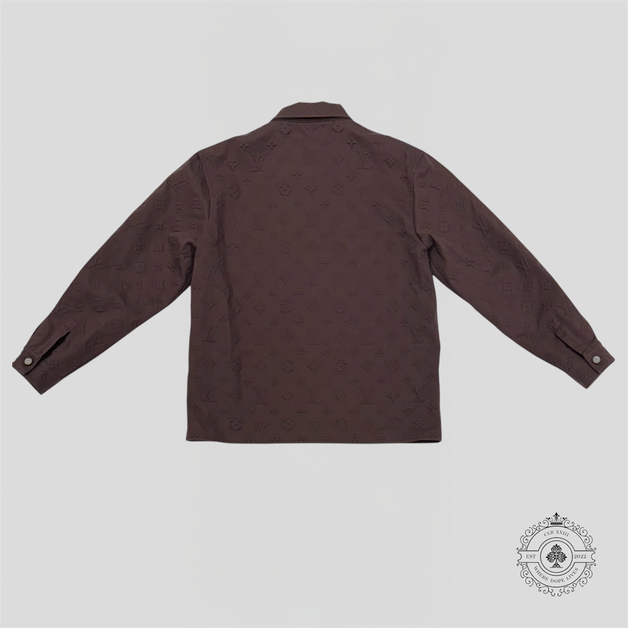 Surchemise Louis Vuitton Monogram Gaufré Marron