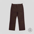 Pantalon Carpenter Louis Vuitton Monogram Gaufré Marron