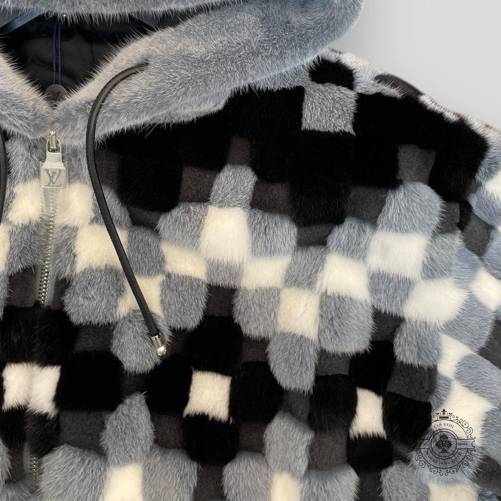 Blouson Fair Isles Louis Vuitton Damoflage en vison