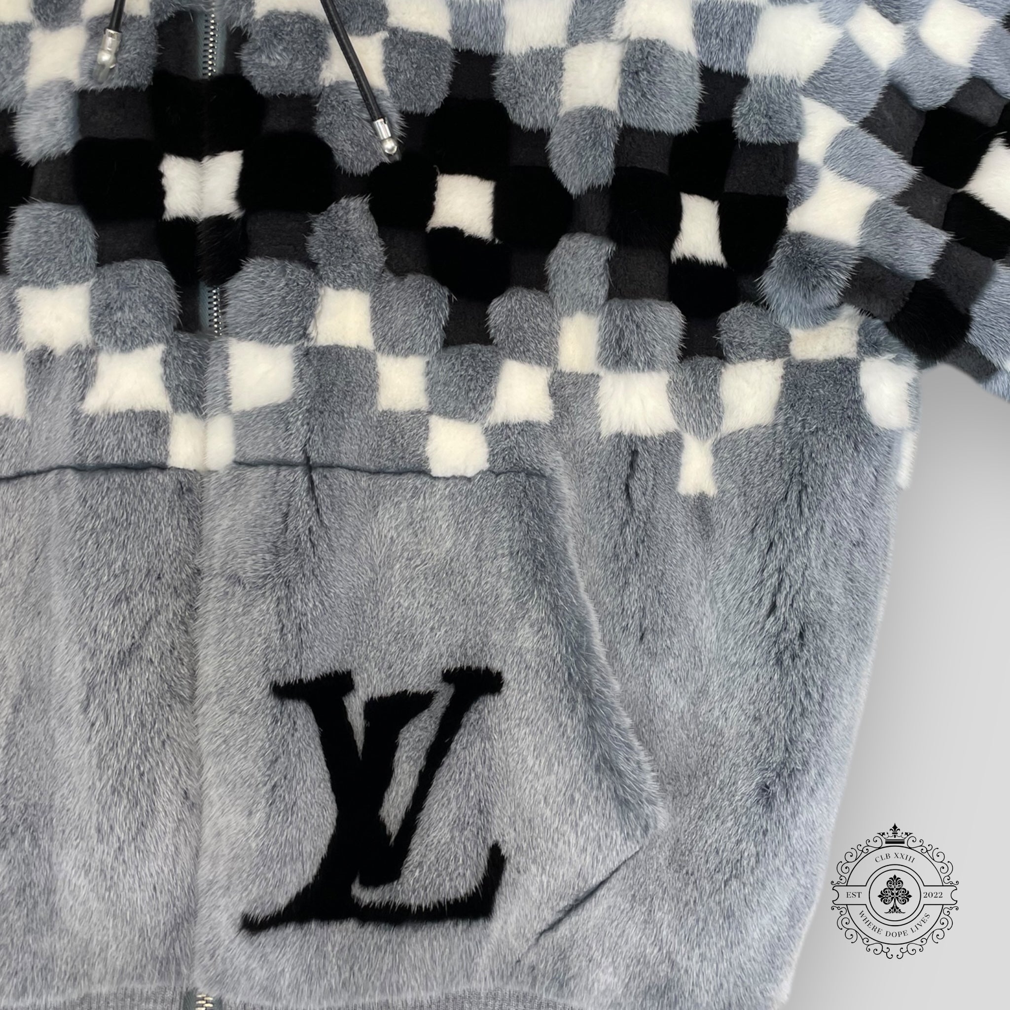 Blouson Fair Isles Louis Vuitton Damoflage en vison