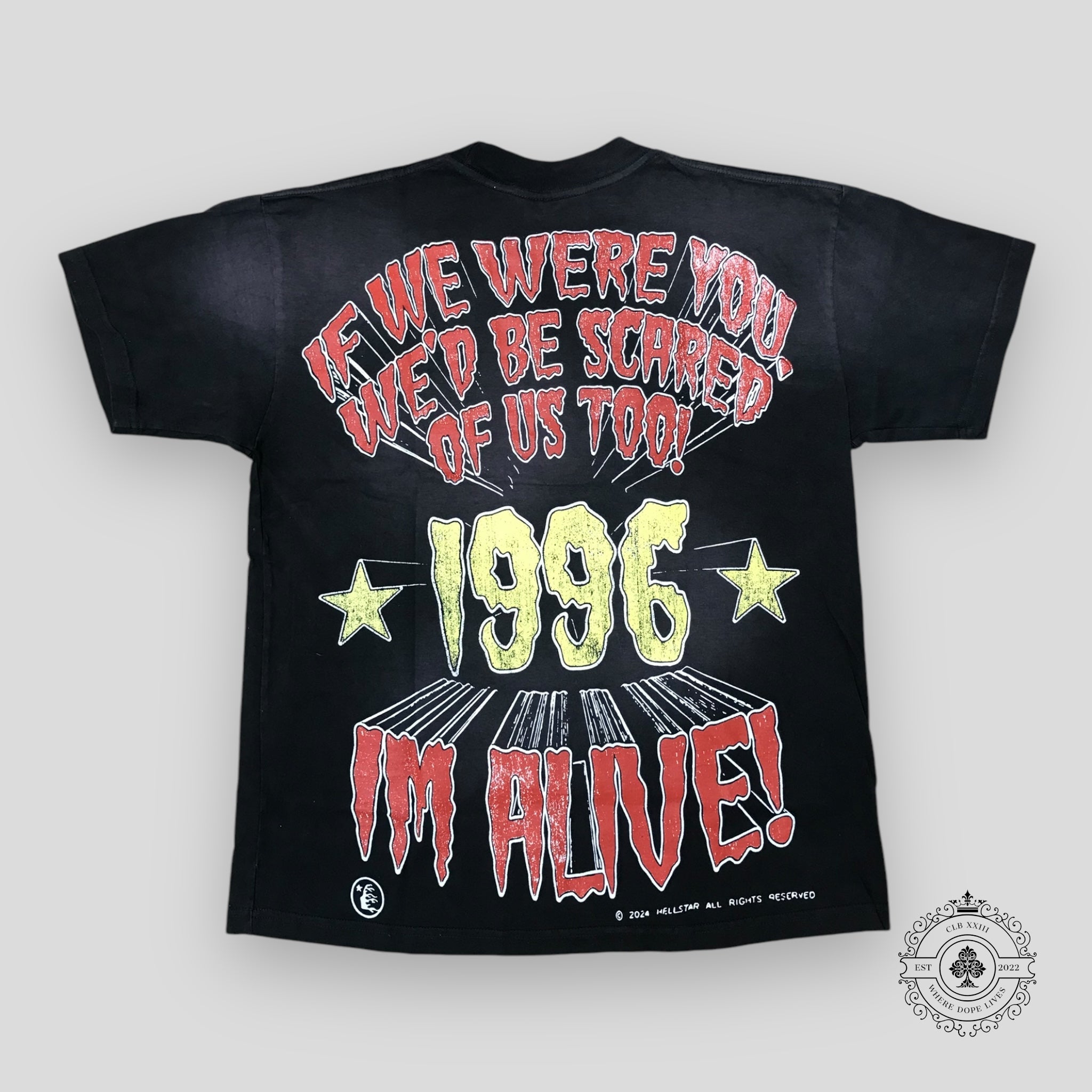 T-shirt Hellstar Sports Halloween 1996 Noir