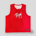 Maillot réversible en maille Chrome Hearts Team 99 Rouge