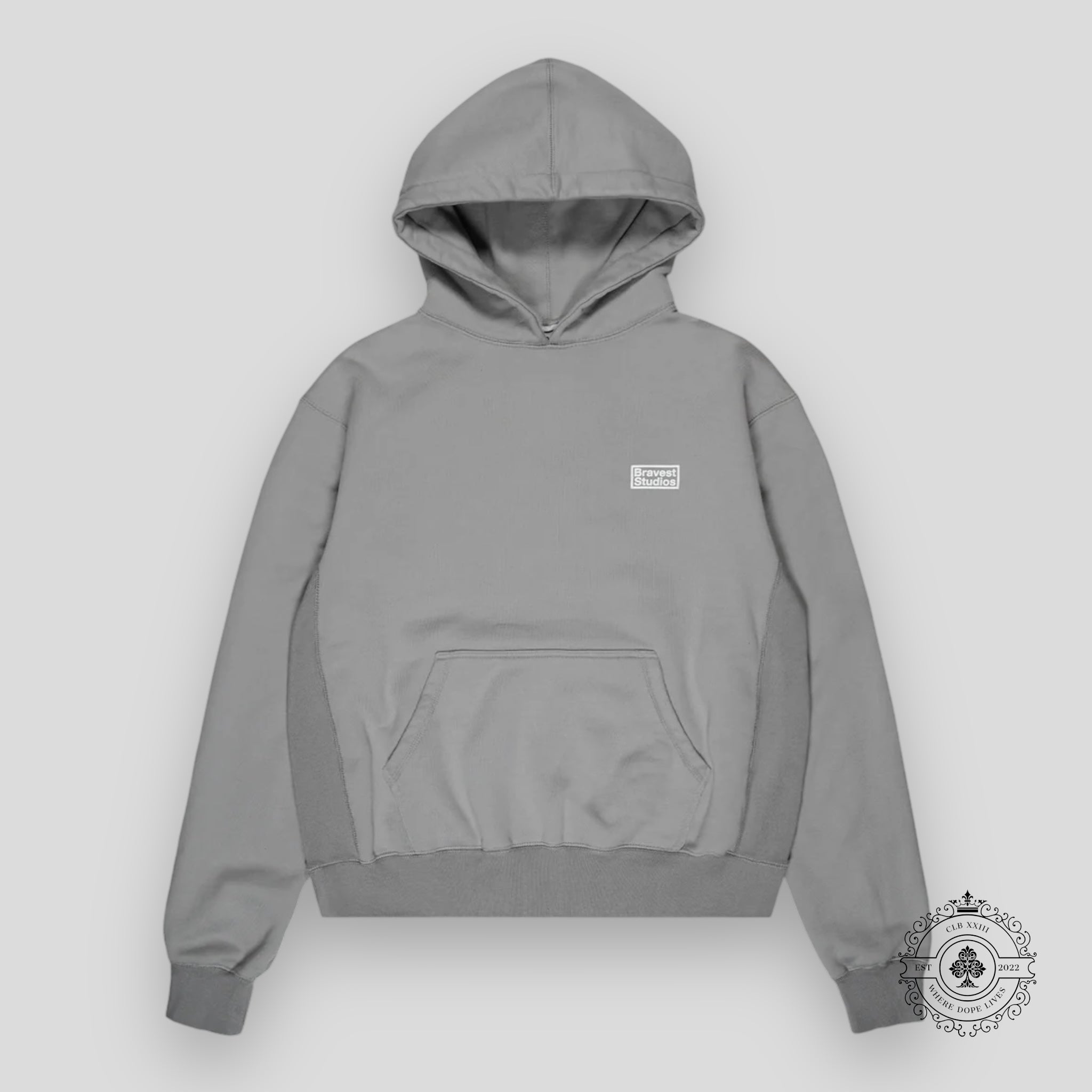 Sweat à capuche classique Bravest Studios gris