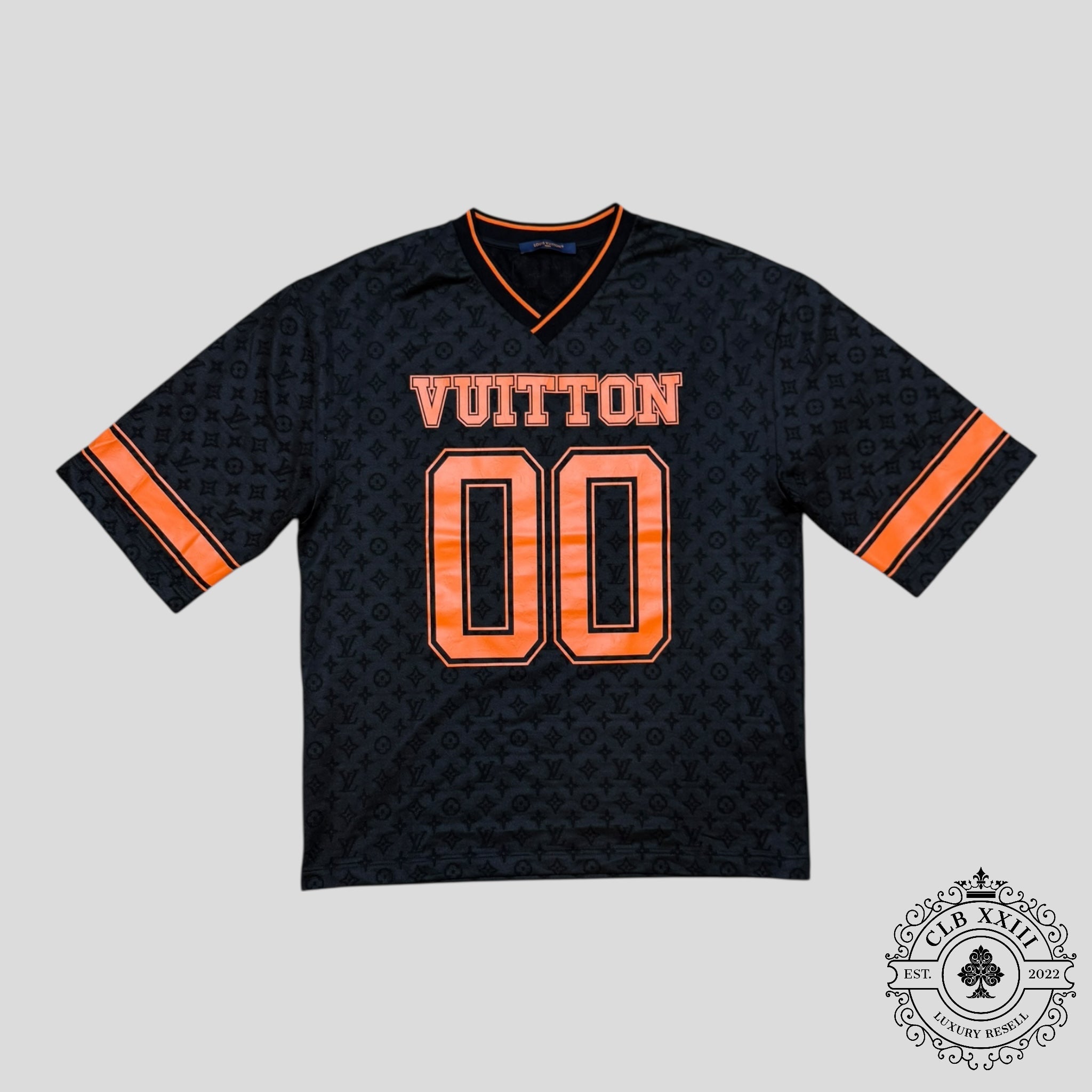Maillot Monogram Sporty Louis Vuitton noir et orange