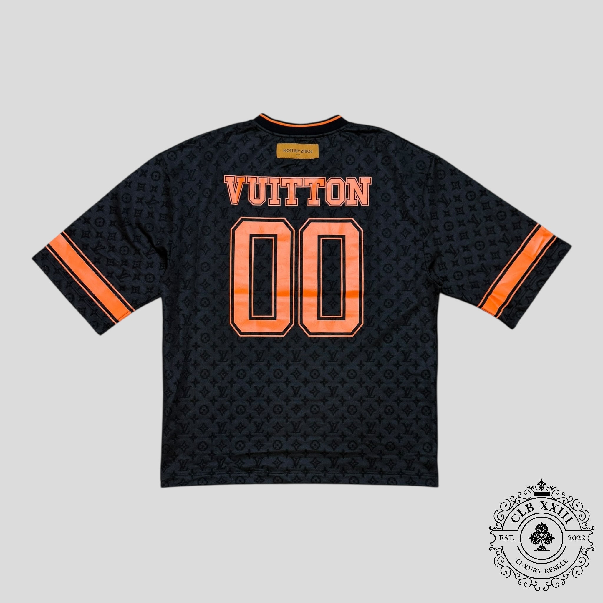 Maillot Monogram Sporty Louis Vuitton noir et orange