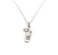 Cactus Necklace - Sterling Silver - Friendship Necklace - Gift for Her
