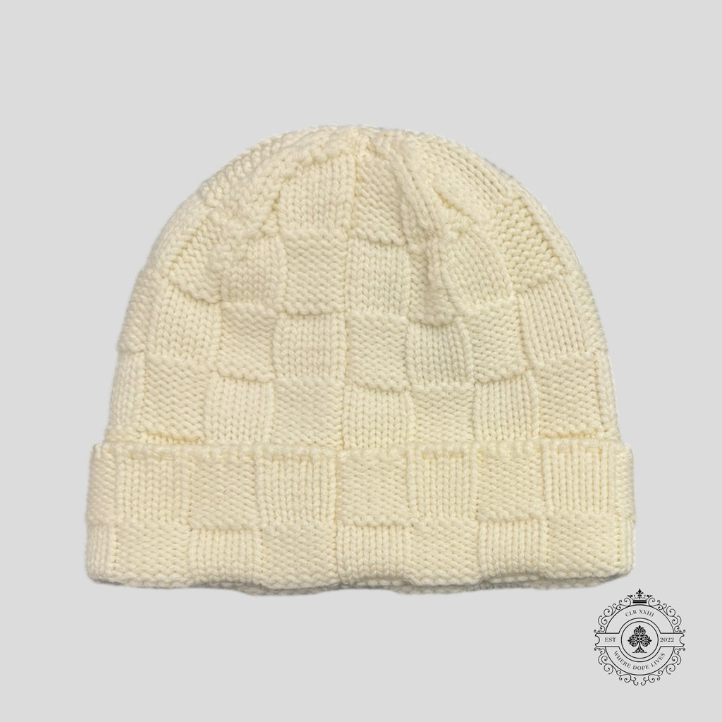 Bonnet Louis Vuitton Damier Snug Crème