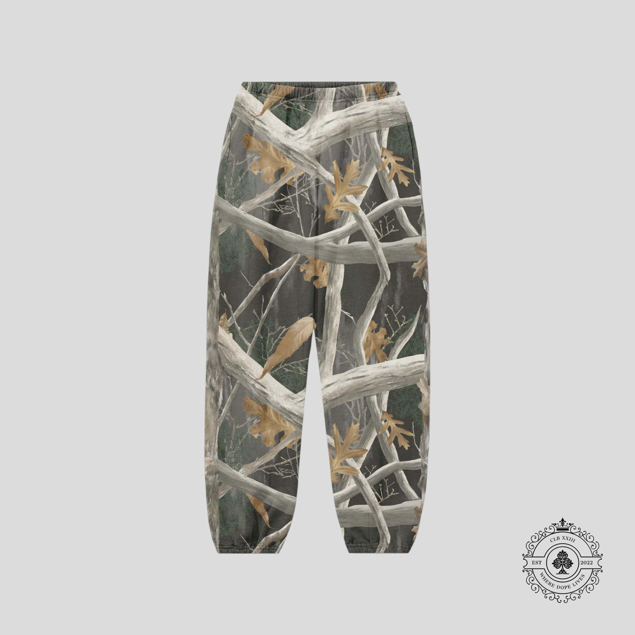 Pantalon de survêtement Bravest Studios Tree Camo noir