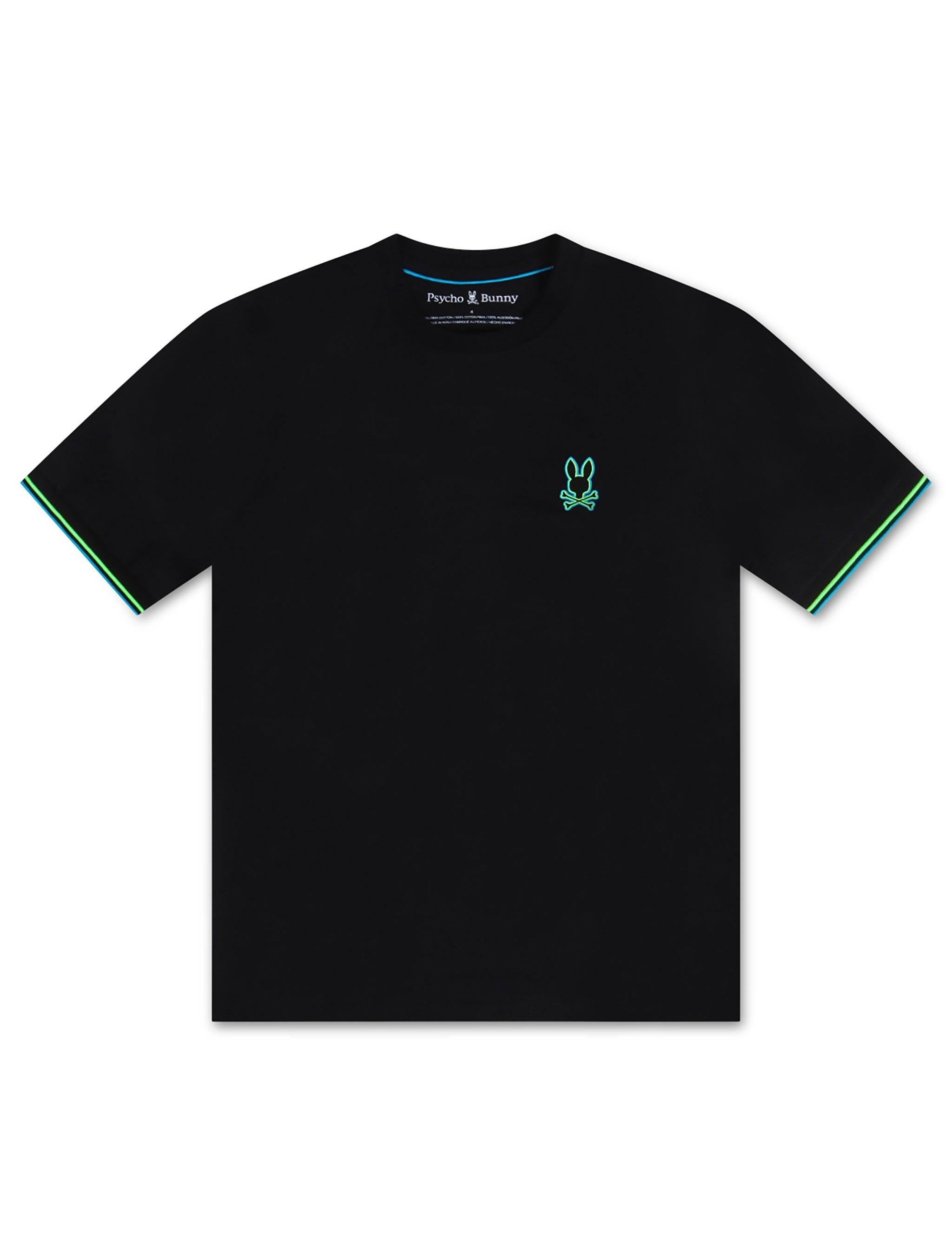 T-shirt de mode Saratoga Psycho Bunny - Noir