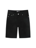 Short en jean à monogramme Memory Lane – Noir délavé