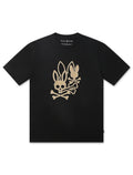 T-shirt graphique Psycho Bunny Aussie - Noir