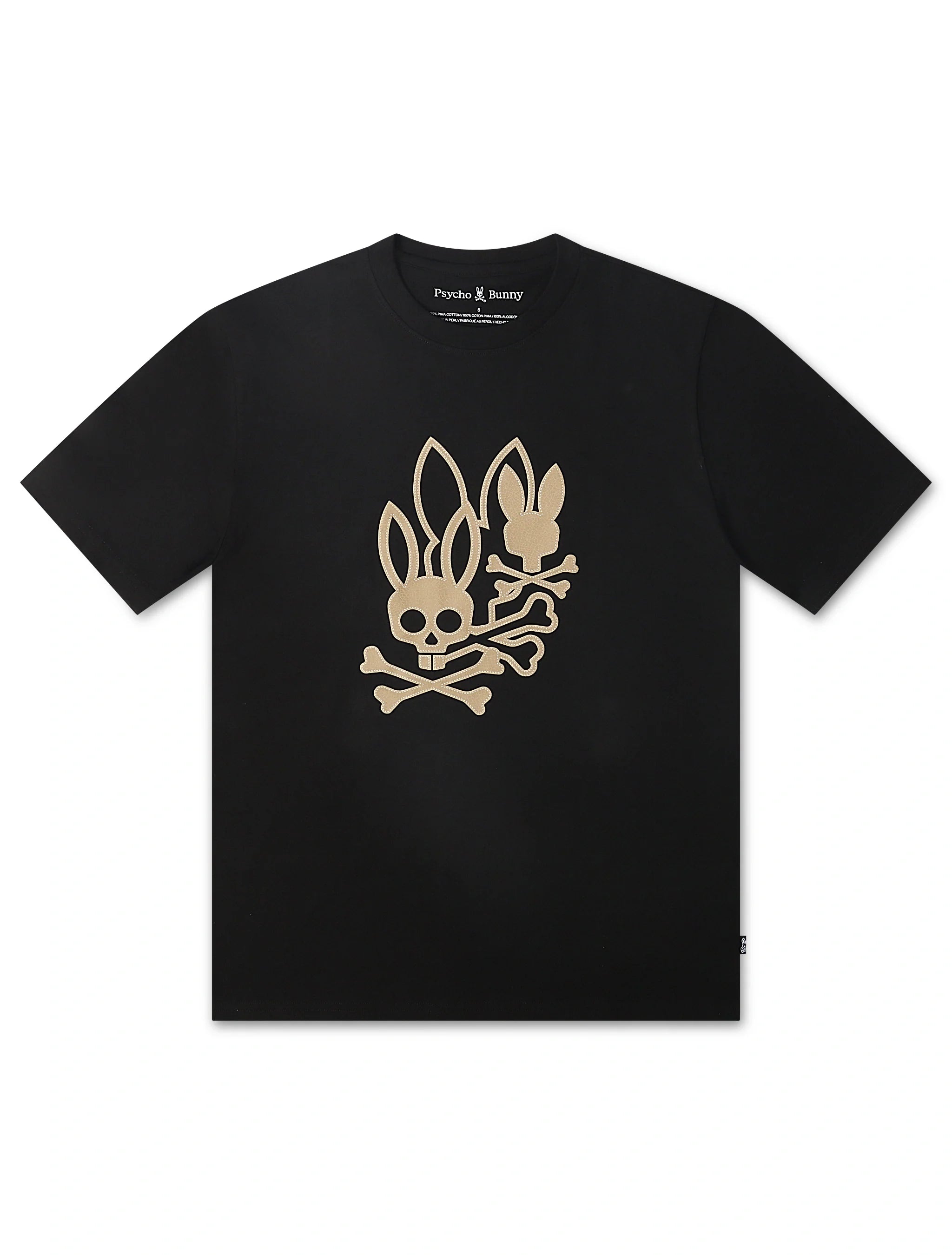 T-shirt graphique Psycho Bunny Aussie - Noir