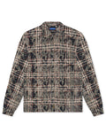 Chemise en flanelle ornée de strass Rebel Denim - Marine