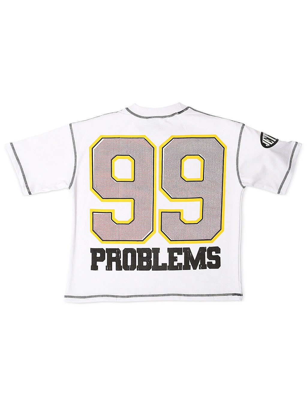 T-shirt JetLyfe 99 Problems - Blanc