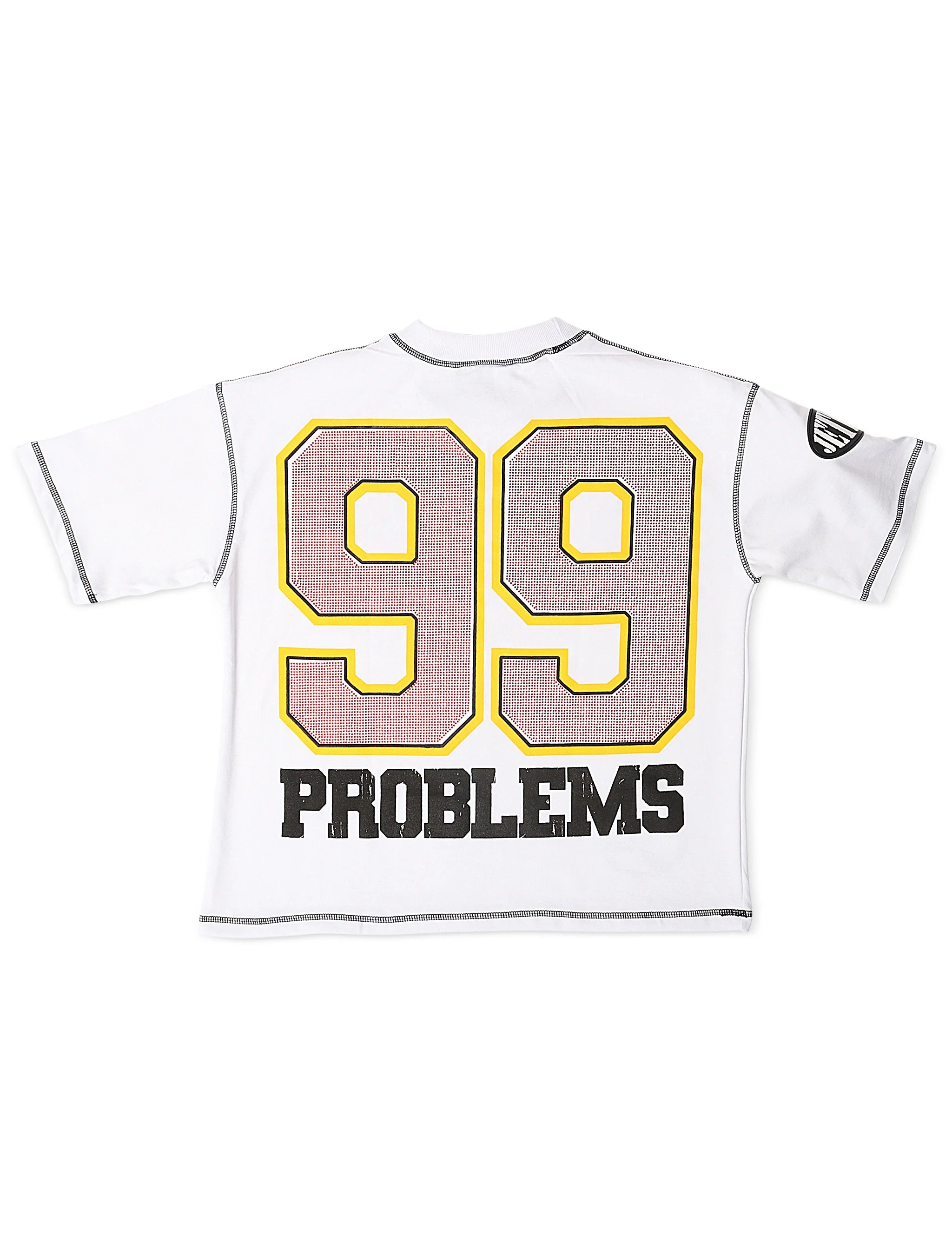 T-shirt JetLyfe 99 Problems - Blanc