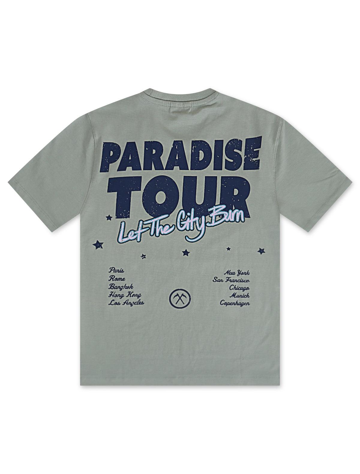 T-shirt Jordan Craig Paradise Tour - Sauge claire