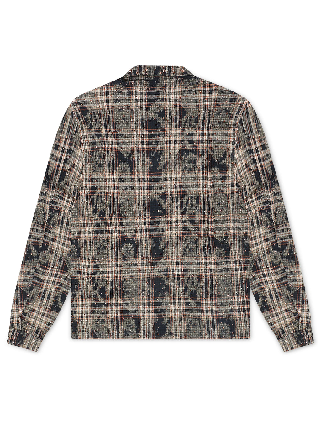 Chemise en flanelle ornée de strass Rebel Denim - Marine