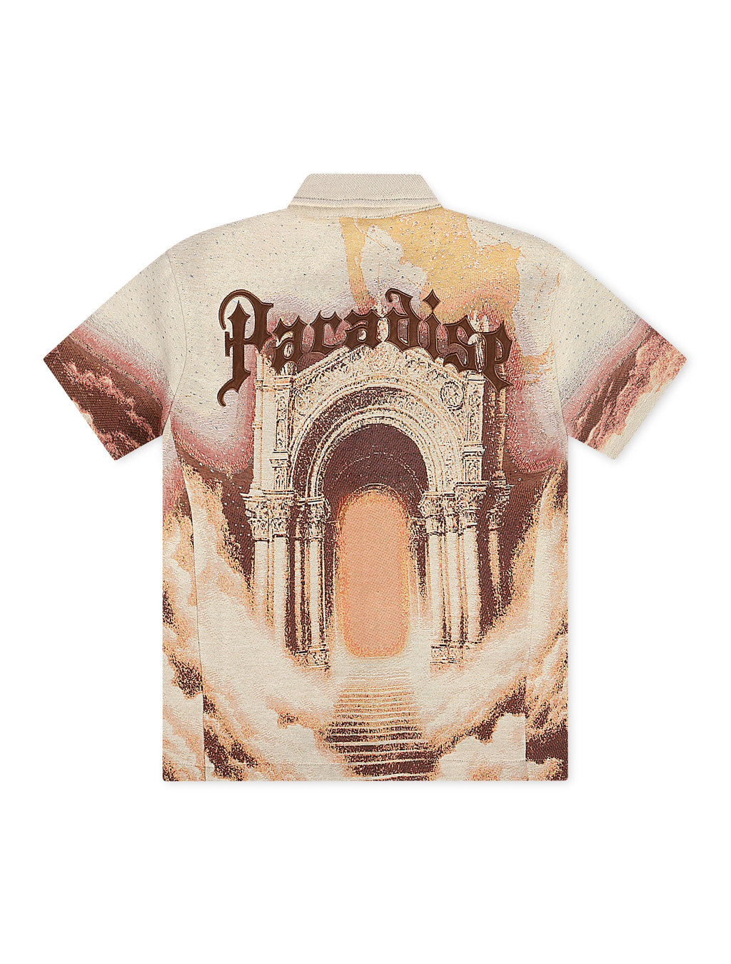 Chemise boutonnée Rebel Minds Paradise en tapisserie - Kaki
