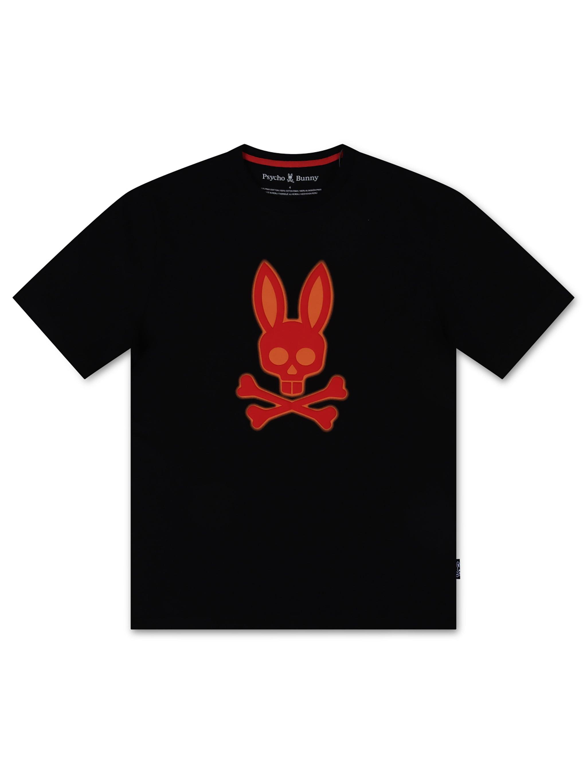 T-shirt graphique Wellington Psycho Bunny - Noir
