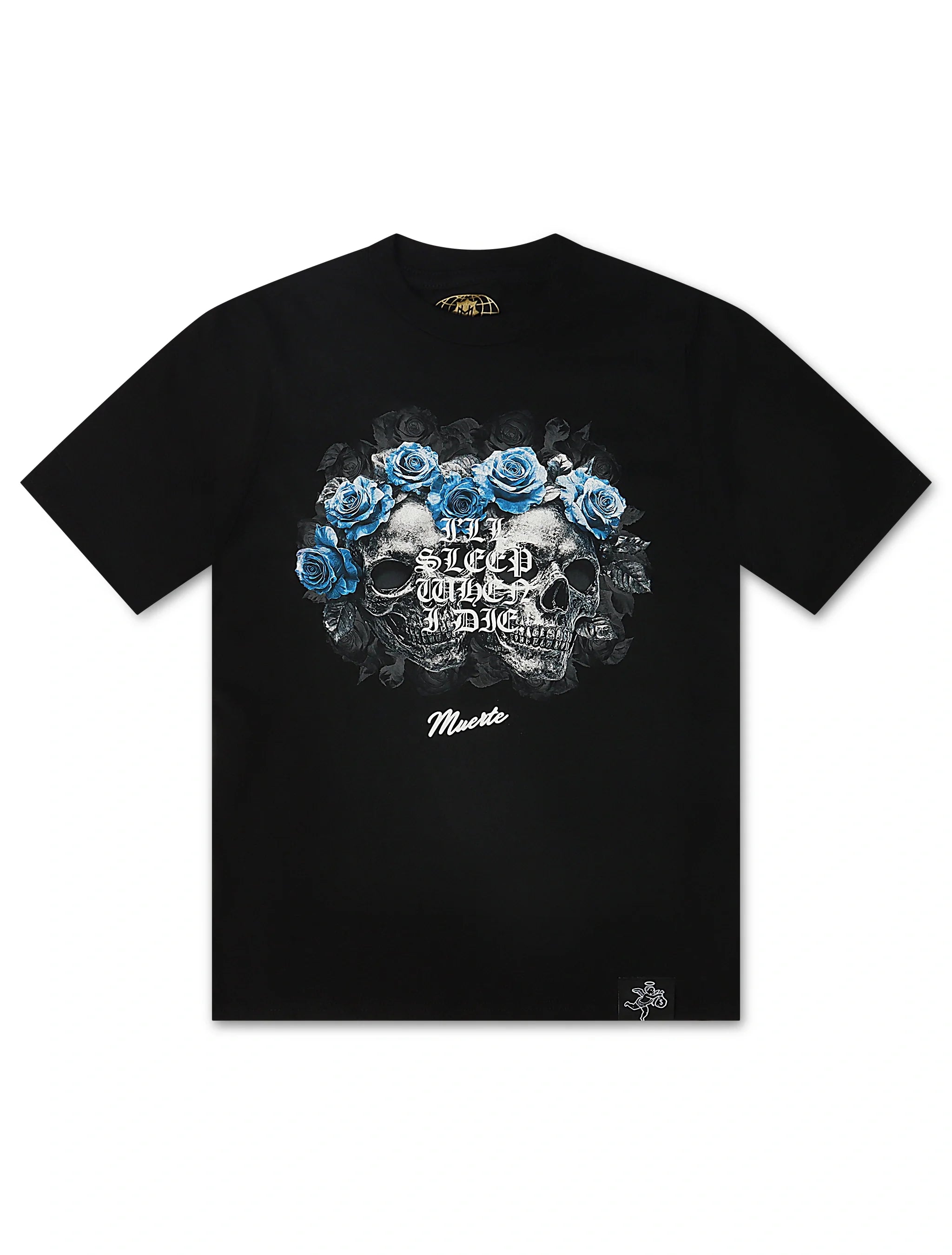 T-shirt Crâne Jumeaux Hasta Muerte - Noir