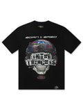 T-shirt Hasta Muerte AJ4 Trench Skull - Noir