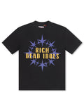 T-shirt Rich Dead Idols Profit – Noir
