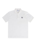 Polo Lacoste à Imprimé Signature - Blanc