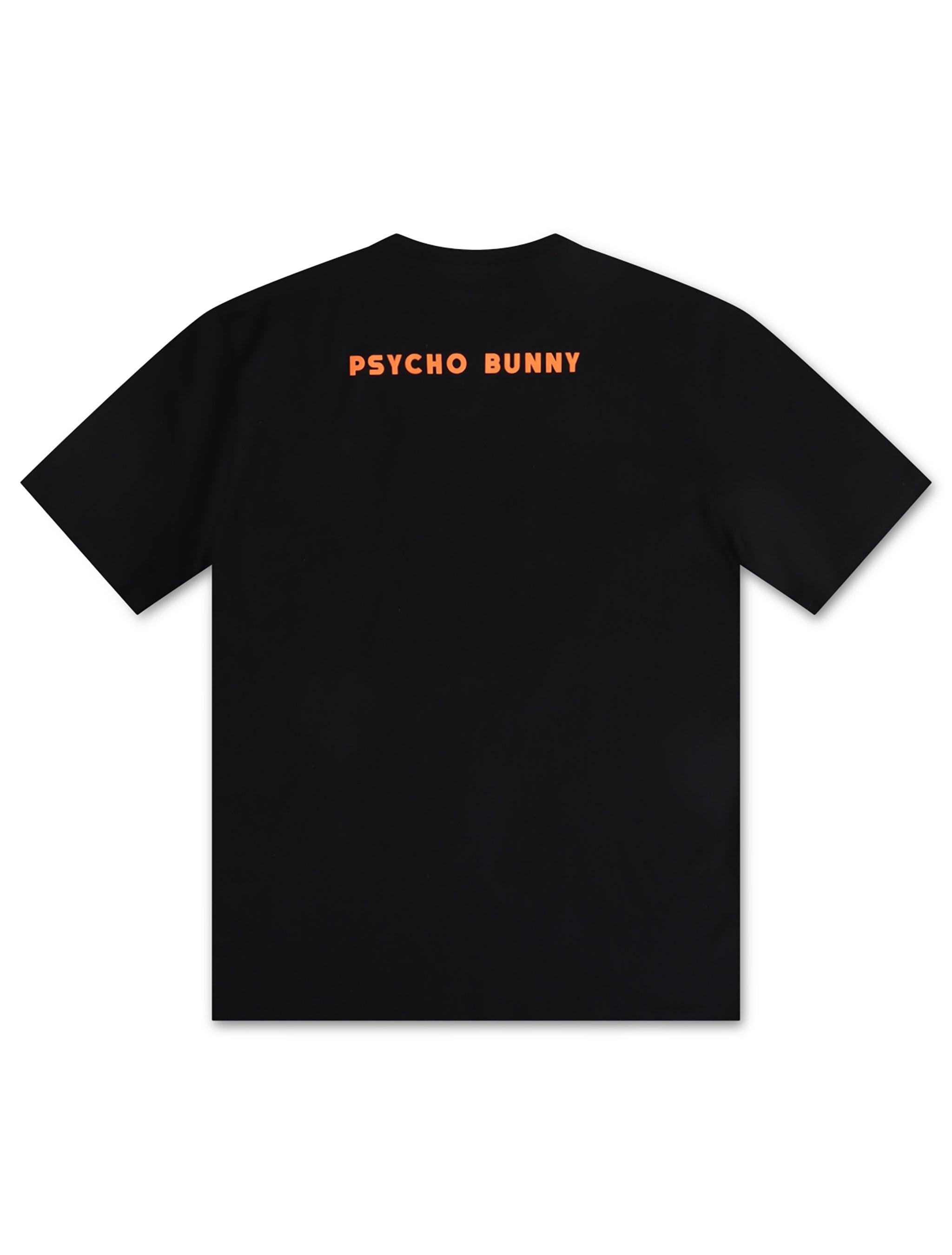 T-shirt graphique Wellington Psycho Bunny - Noir