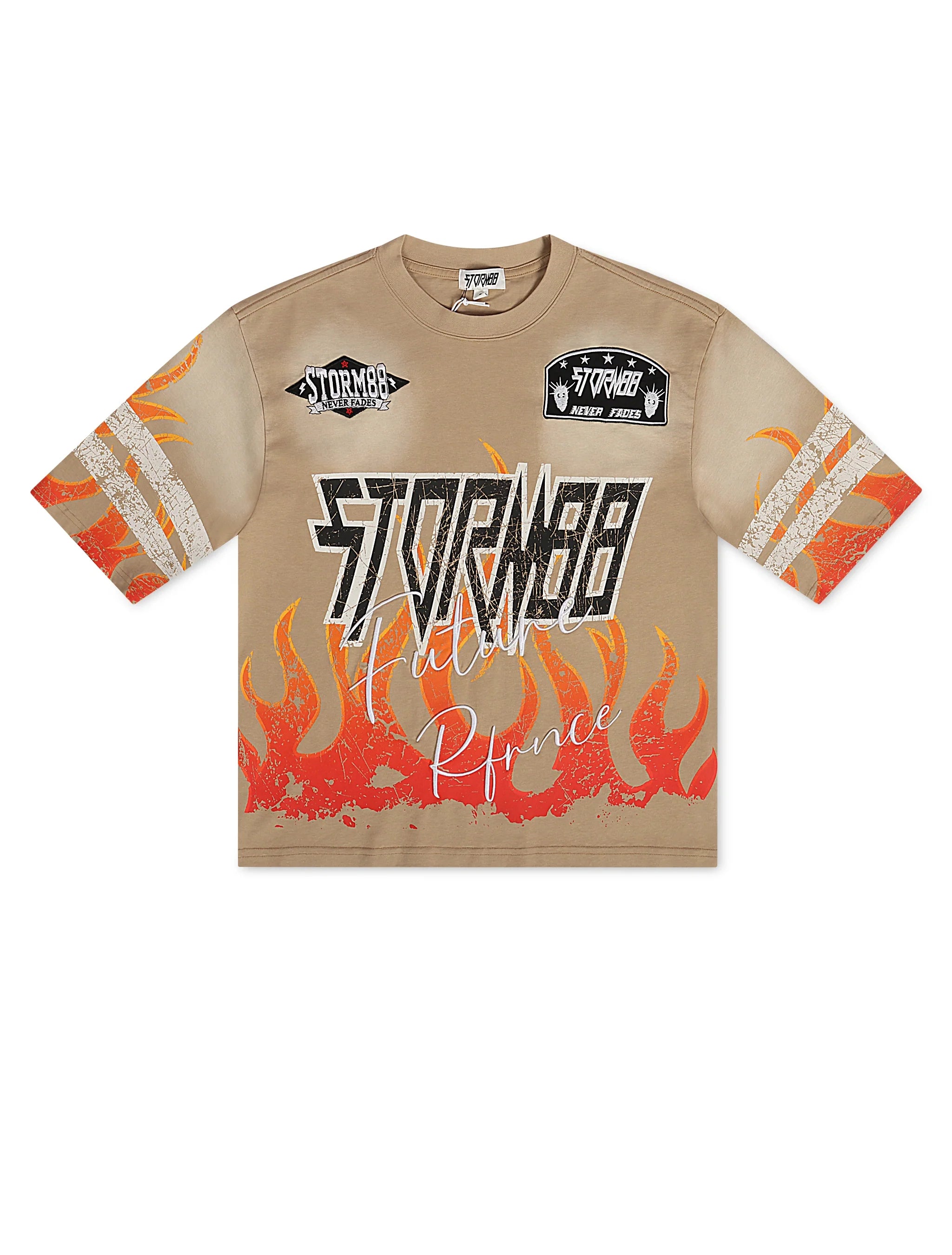 T-shirt en jersey simple Kleep Mizen - Kaki