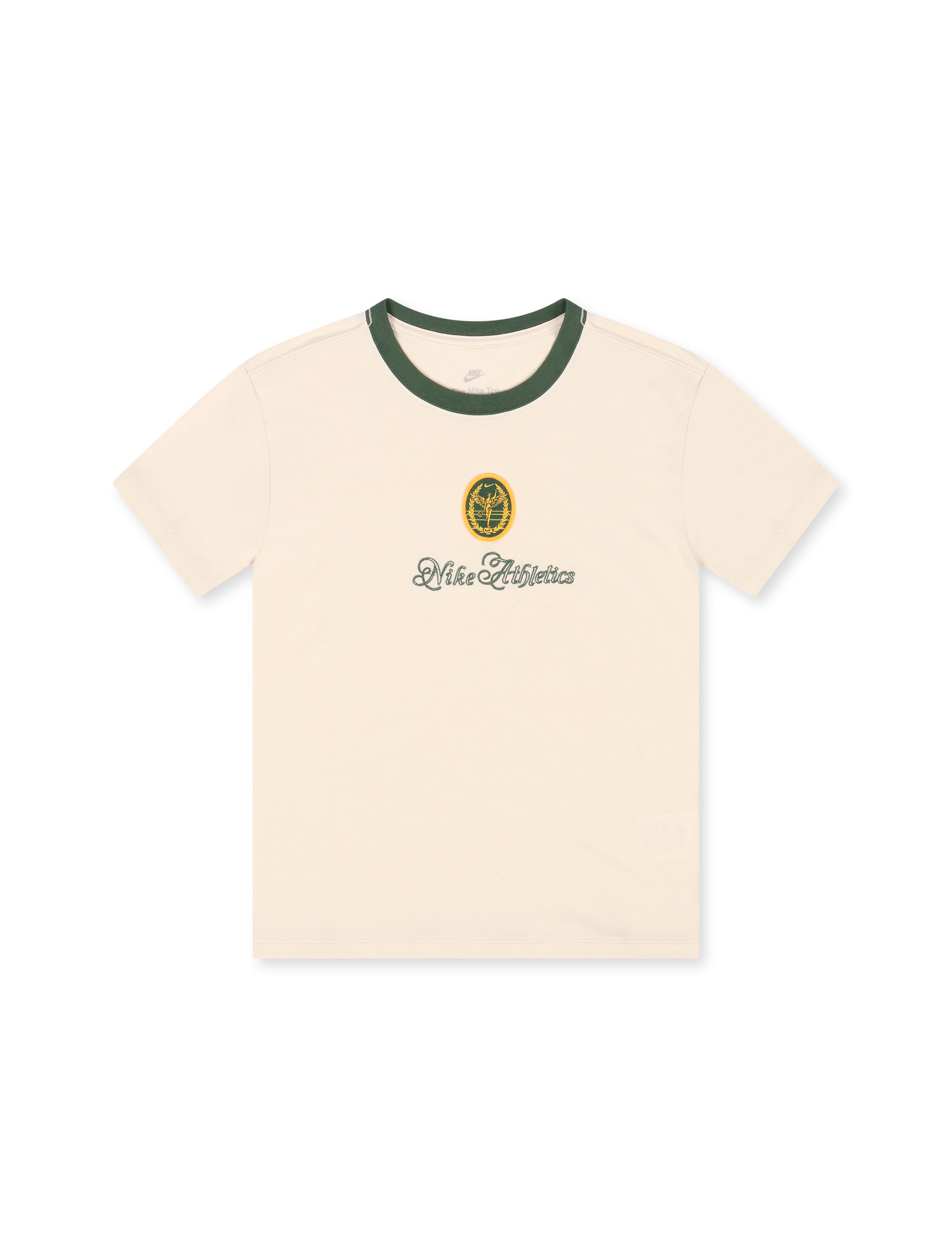 T-shirt court en maille Nike Sportswear Chill pour femme - Light Orewood
