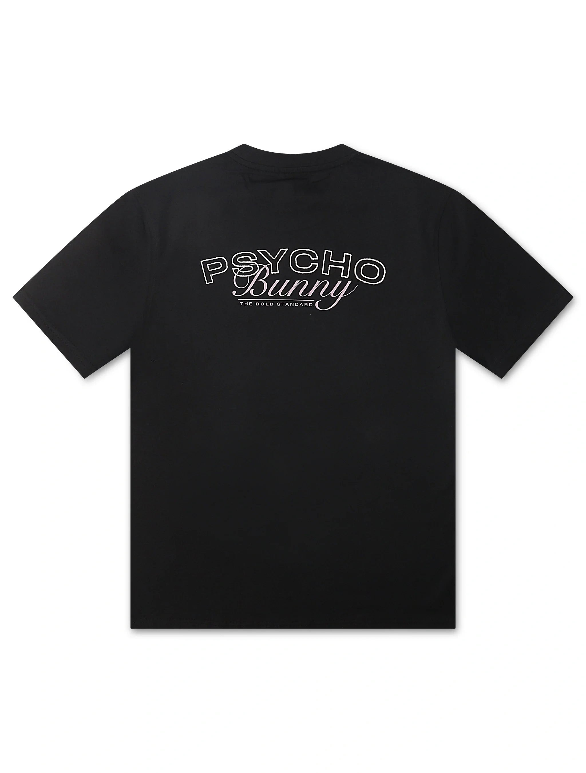 T-shirt Psycho Bunny Enzo à graphique au dos - Noir
