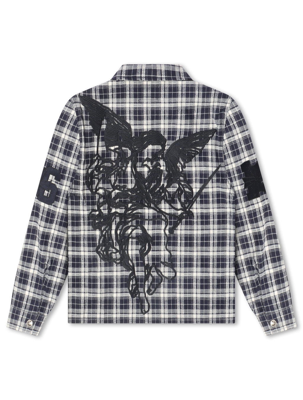 Flanelle brodée Revenge Valkyrie - Marine