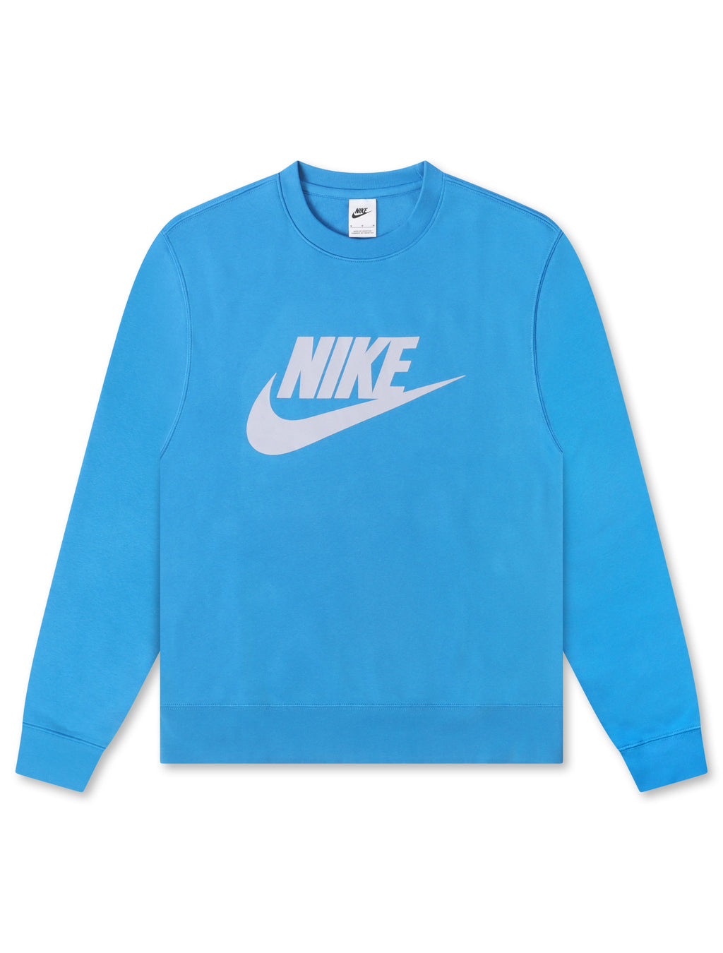 Haut col rond Nike Club Fleece pour Homme - Bleu Photo