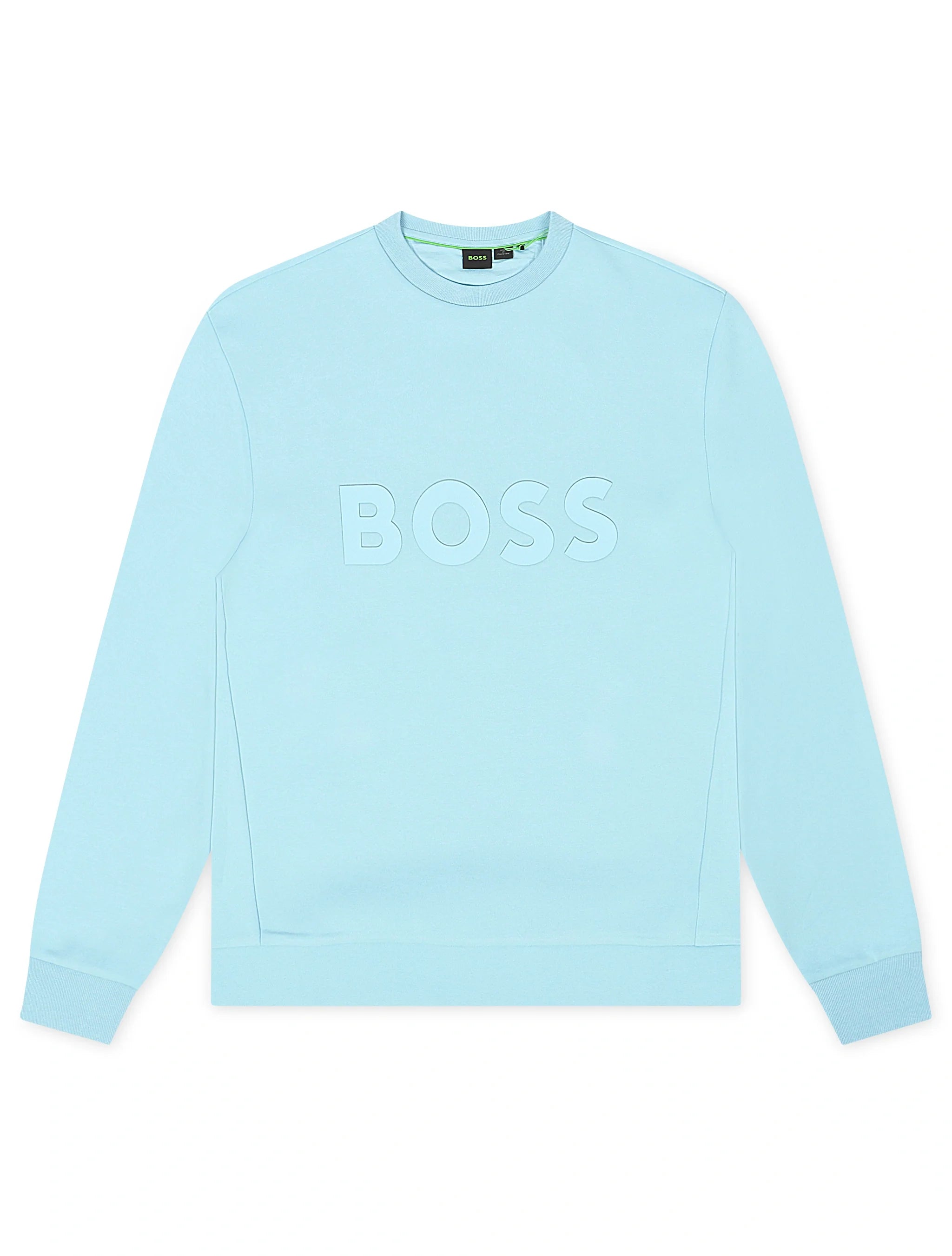 Boss Green Salbo ras du cou - Bleu clair