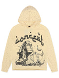 Sweat à capuche Concept LA Sphinx - Crème