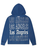 Sweat à capuche Pro Standard Dodgers Stacked Los Angeles - Bleu foncé
