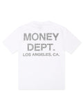 T-shirt Money Dept. Strass – Blanc/Noir