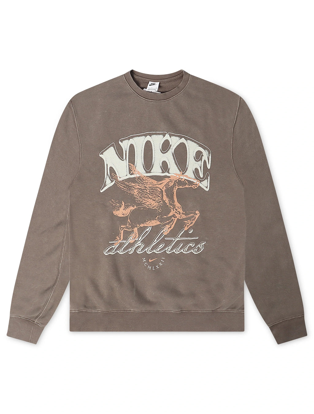 Nike - Sweat Ras du Cou Club Fleece Sportswear pour Homme - Cave Stone