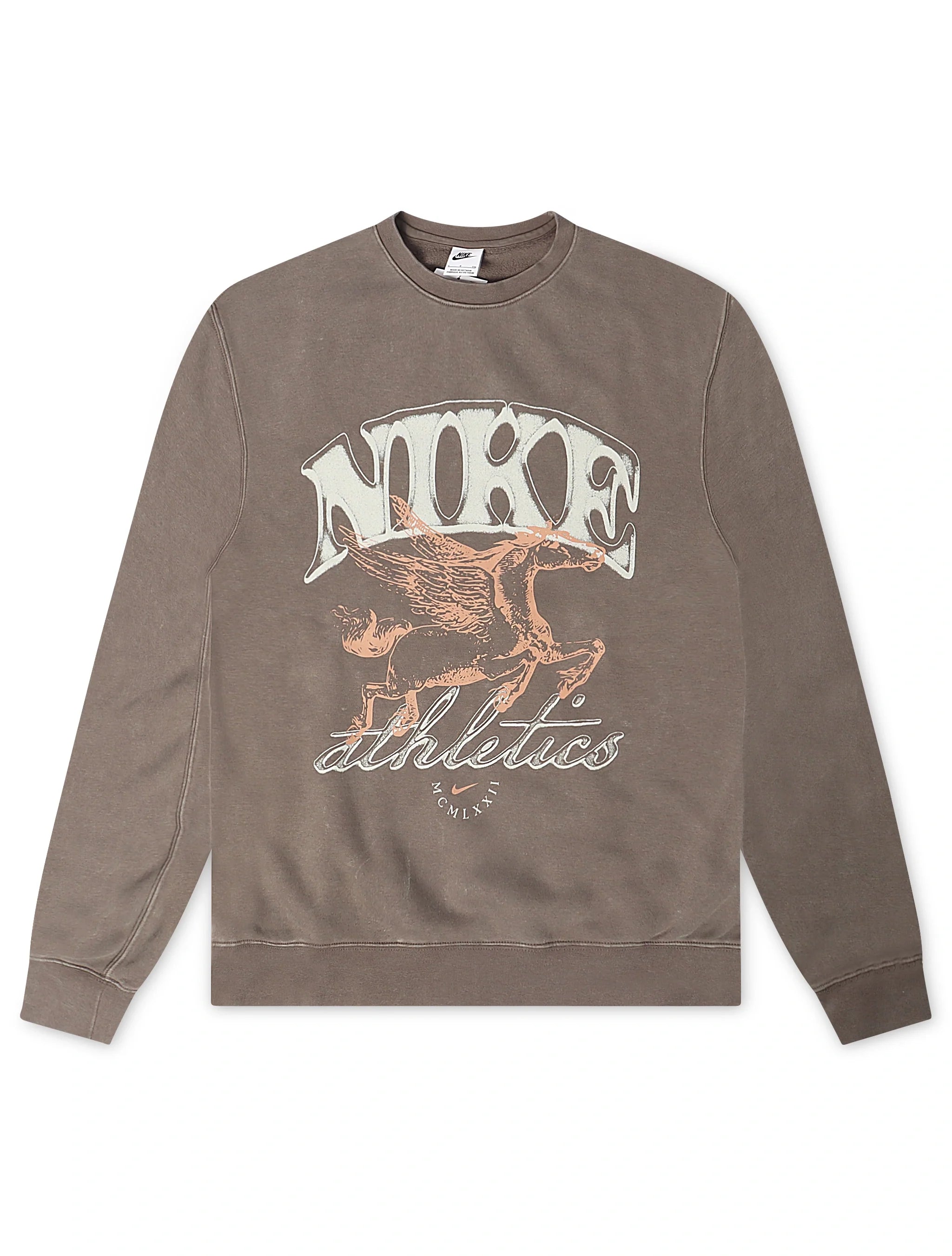 Nike - Sweat Ras du Cou Club Fleece Sportswear pour Homme - Cave Stone