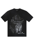T-shirt "Fine Divine Faith Over Fear" - Noir
