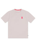 T-shirt Psycho Bunny Sloan avec graphique au dos - Lin naturel