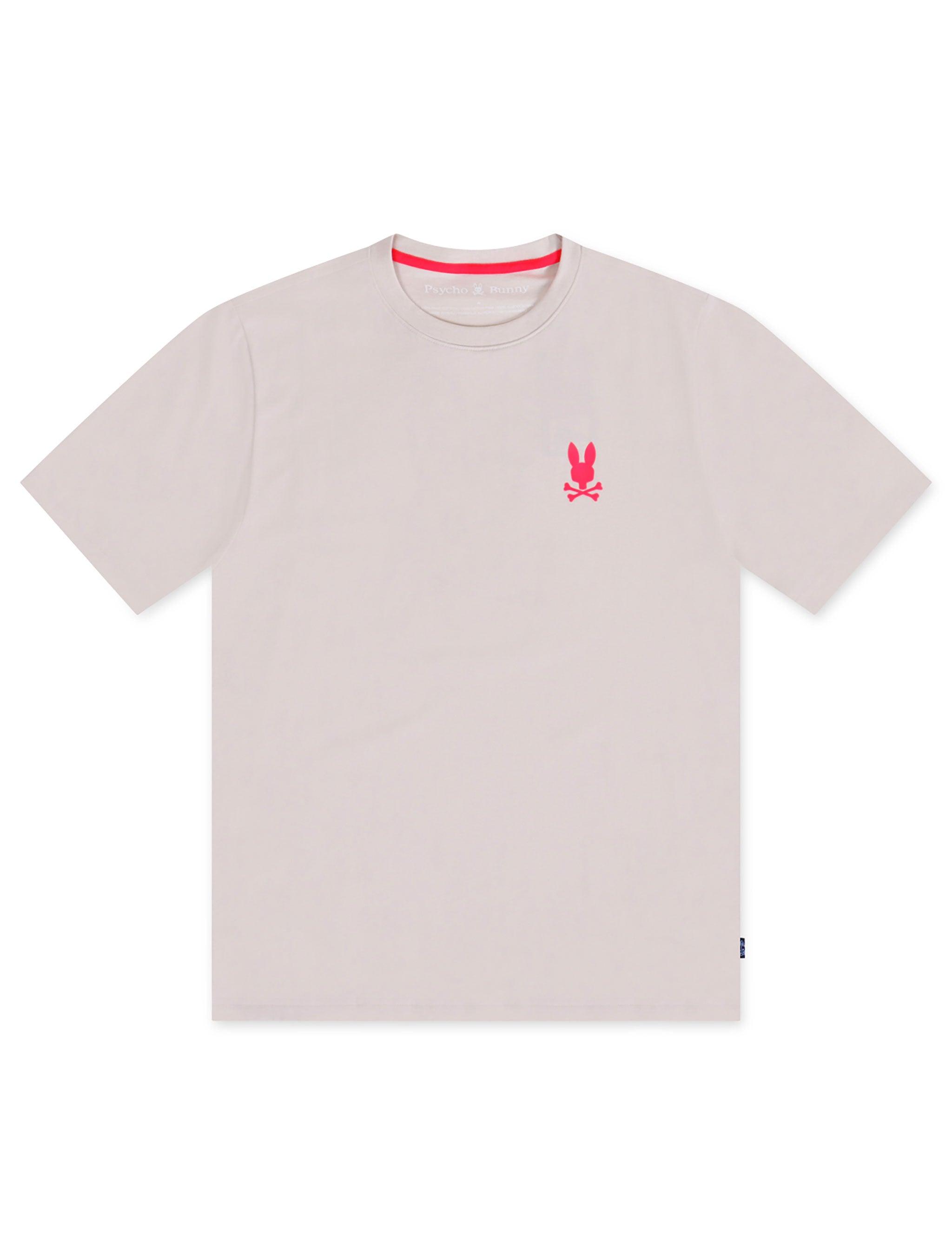 T-shirt Psycho Bunny Sloan avec graphique au dos - Lin naturel