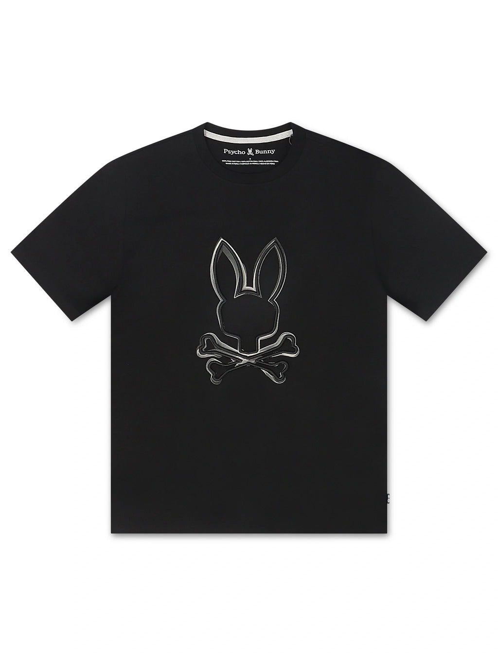 T-shirt graphique Vincent Psycho Bunny - Noir