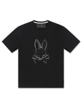 T-shirt graphique Vincent Psycho Bunny - Noir