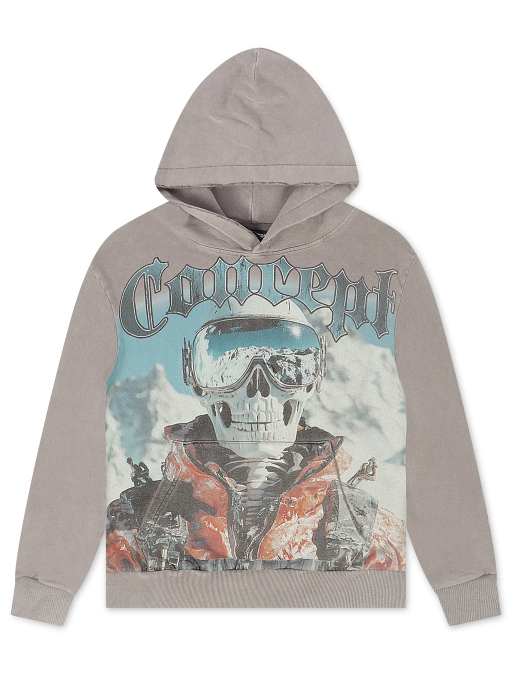 Sweat à capuche Concept LA Skier - Délavé gris