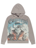 Sweat à capuche Concept LA Skier - Délavé gris