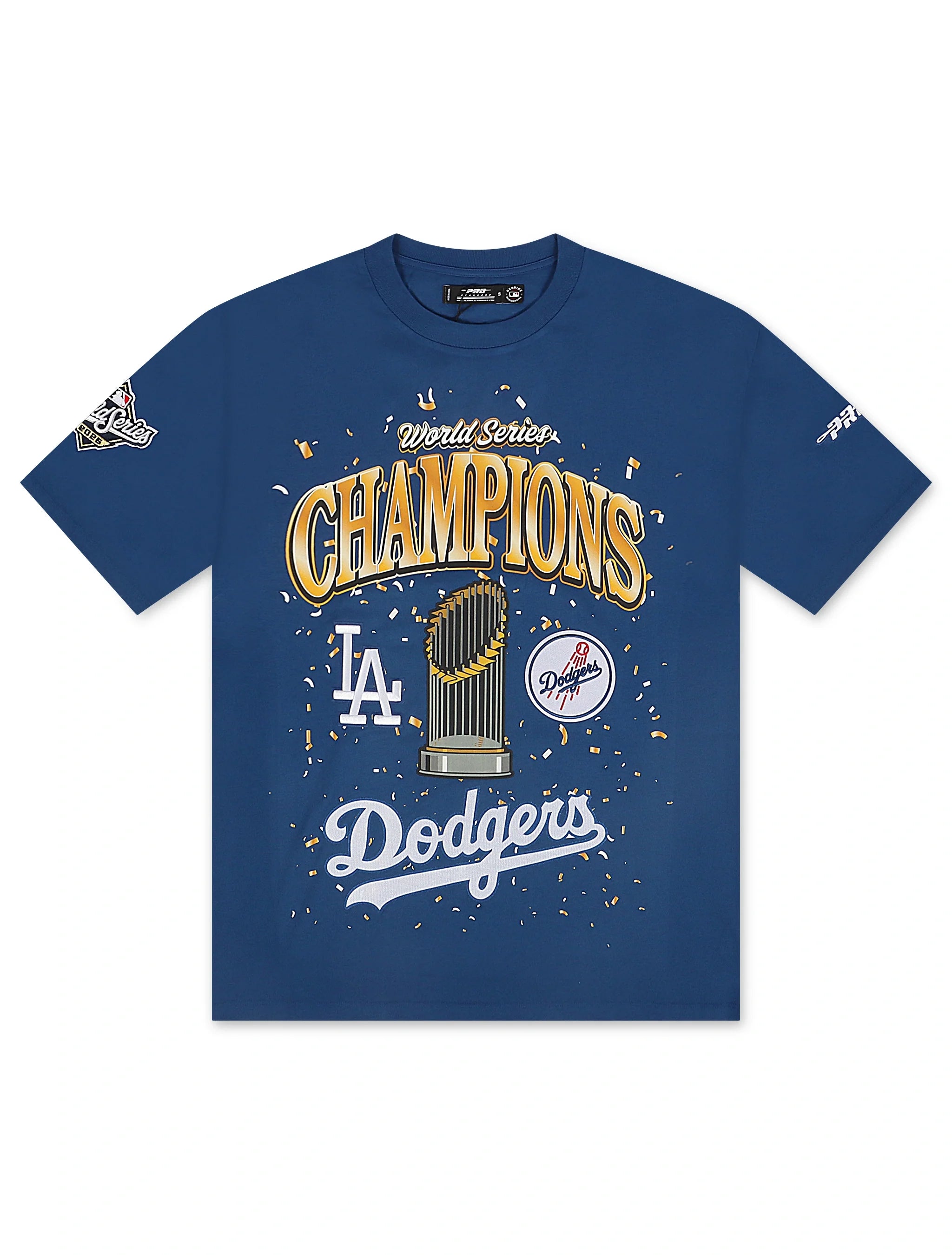 T-shirt Pro Standard Dodgers Champions des Séries mondiales – Bleu