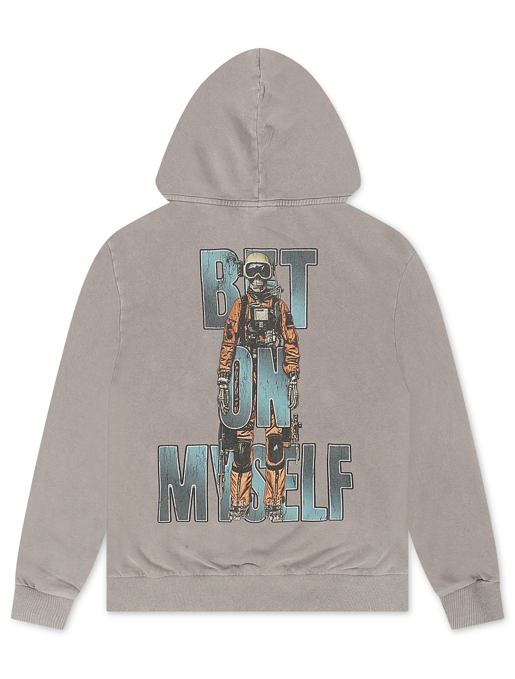 Sweat à capuche Concept LA Skier - Délavé gris