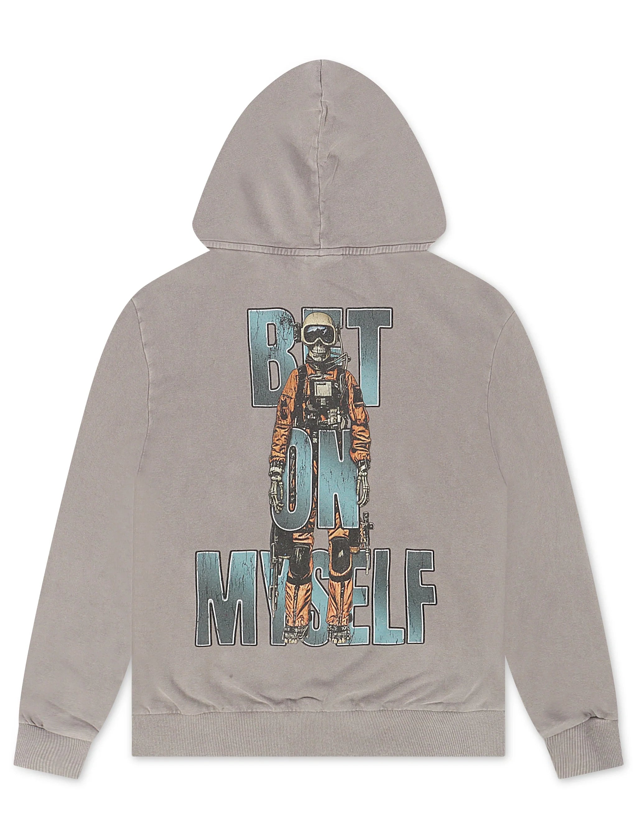 Sweat à capuche Concept LA Skier - Délavé gris