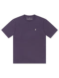 T-shirt col rond Psycho Bunny Classic - Velours violet